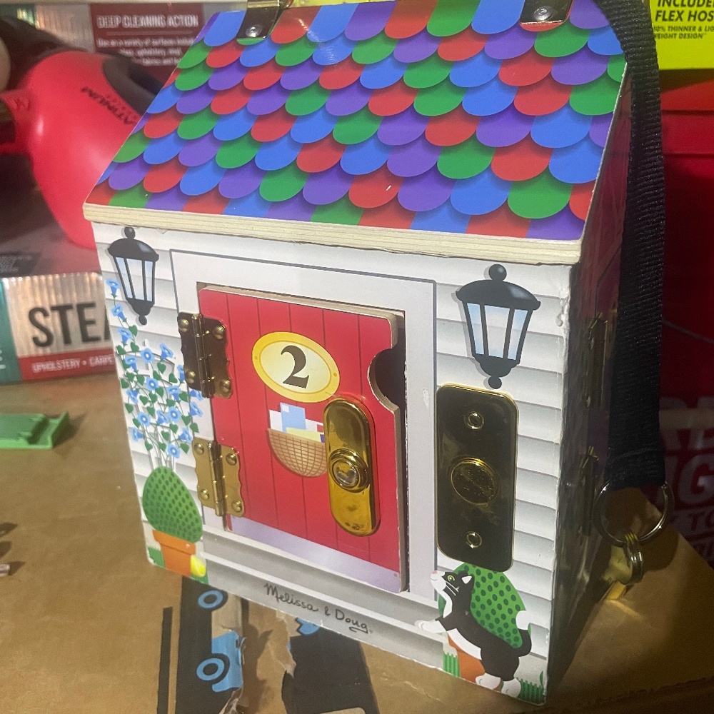Melissa & Doug wooden key house